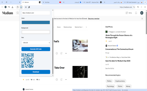 QR Code Generator :: Generate and customize QR codes.