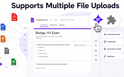 FormGPT AI Google Form Builder :: Create Google Forms Faster with AI for Quizzes, MCQ, Assessments, Surveys, Questionnaires and Feedback Forms