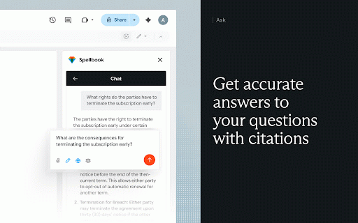 Spellbook :: The AI platform for commercial legal work.