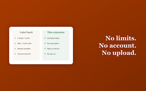 Nutrition Label Generator :: Smart Nutrition Label Generator: turn ingredients into an FDA style facts panel, download and print your food label in seconds.