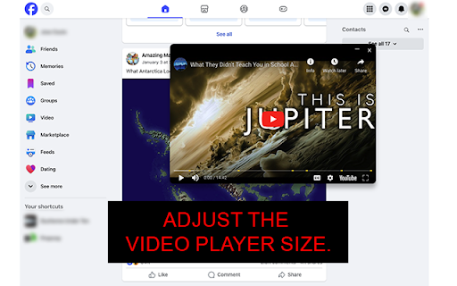 FloaTube :: Watch YouTube videos in a floating window while browsing other content.