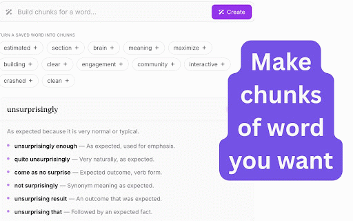 Vocab Flashcards :: Select a word, look up its English-English meaning, and review it as a spaced-repetition flashcard.