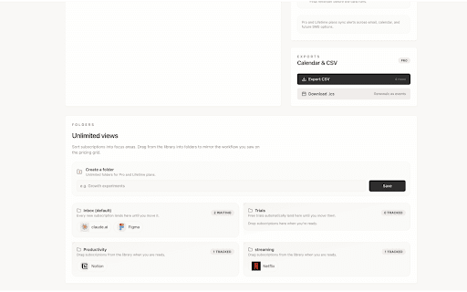 Cancelio: Track, Manage & Avoid Subscription Charges :: Cancelio is a Chrome extension that helps you track subscriptions and get reminders before they renew.