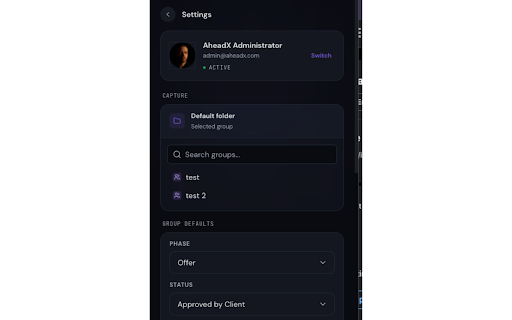 Alisios :: Alisios CRM Extension