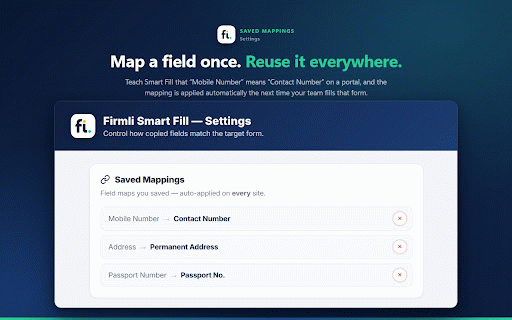 Firmli AI Smart Application Fill :: AI-powered application form autofill for education agencies, universities, and admissions teams.