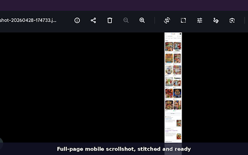 ScrollShot :: Full-page scrolling screenshots with crop and mobile view