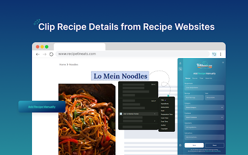 KitchenPocket :: Save recipes from any website, build cookbooks, plan meals & track nutrition, your smart kitchen companion.