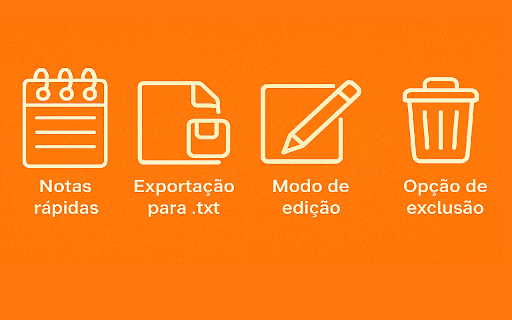 Bloco de Notas Rápidas e Anotações :: Notas rápidas com título, exportação e modo claro/escuro, agora com modo expandido. Desenvolvido pela miplle.
