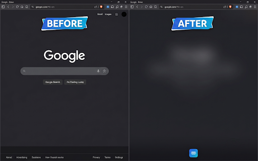 Let It Blur - Screen Privacy :: Blur Chrome page content with a local privacy curtain while you're away.