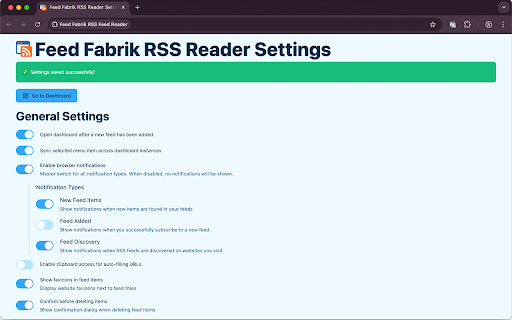 Feed Fabrik RSS Feed Reader :: Discover, collect, and read RSS feeds directly in your browser