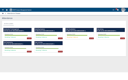 Qalam Helper :: Enhances NUST's Qalam with better attendance tracking and performance comparisons with class average, saving hours of calculation