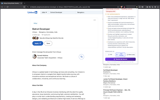 AI Resume Matcher :: Match Resume with Job Description using AI