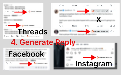 PromoLeaz for Shopee - Shopee Affiliate AI Tools :: 1-click extract Shopee product, AI generates unlimited social promotion replies (Facebook, Threads, X, Instagram).
