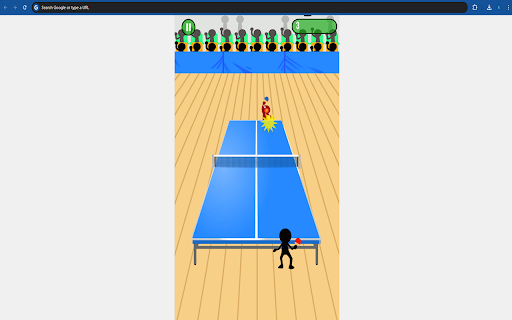 Stickman Ping Pong Game :: Stickman Ping Pong Game is a fast-paced table tennis game where you control a stickman, rallying and smashing to win matches!