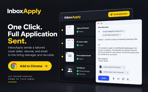 InboxApply - Auto Apply :: Stop applying to jobs manually. InboxApply helps you apply faster with tailored resumes and application tracking.
