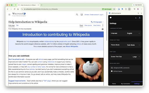 URLComments :: Discover and leave hidden comments on any URL. Like a treasure hunt for conversations that don't exist on the page itself.