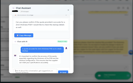 Supply Assistant - AI Message Generator :: AI-powered message generation for Alibaba supplier conversations with context-aware responses