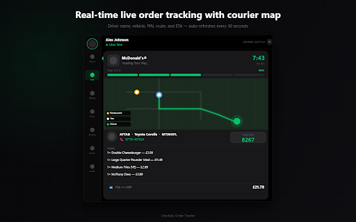 UberEats Order Tracker :: Visualise Your UberEats Spending, Order History, And Stats With Charts - Works For Any UberEats Account Worldwide