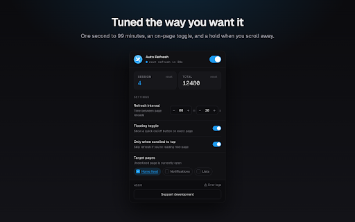 X (Twitter) Auto Refresher :: Auto refreshes X (Twitter) home page
