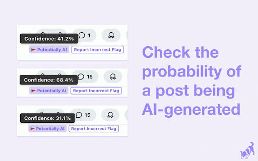 Detectly :: Your AdBlock for AI slop.