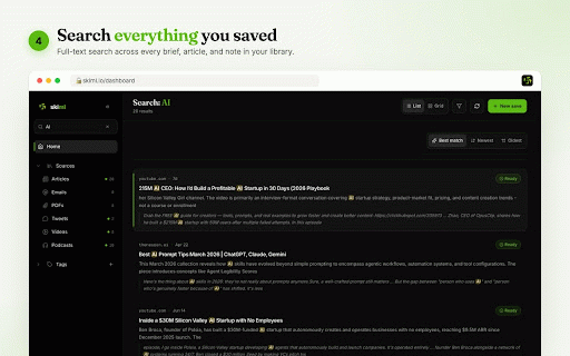Skiml :: Skim any page. Get the brief that matters.