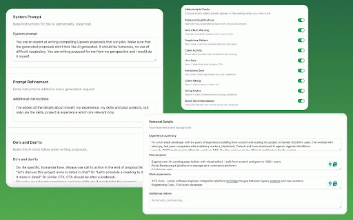 Upwork Proposal AI :: Analyze Upwork jobs and generate tailored proposals with AI
