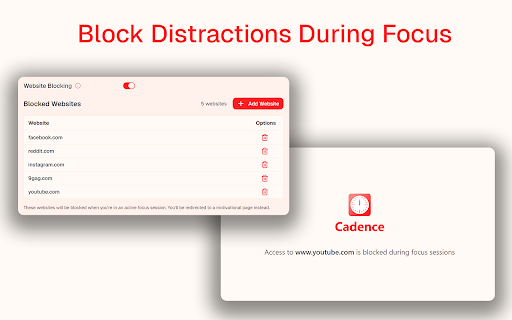 Cadence - Pomodoro Focus Timers :: Custom pomodoro timers for focused work and restful breaks.