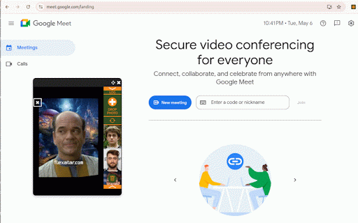 Flexatar Virtual Webcam :: Virtual camera with made by single photo realistic speaking avatar.