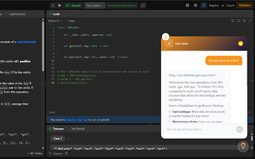 ThinkFlow :: Flow through problems. Master the logic. Instant resources and AI help for LeetCode & Codeforces.