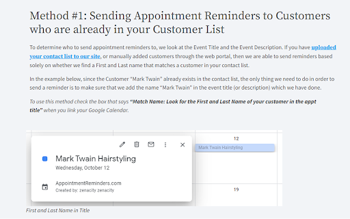 AppointmentReminders.com Google Calendar Sync :: Send Call, Text and Email Appointment Reminders from Google Calendar