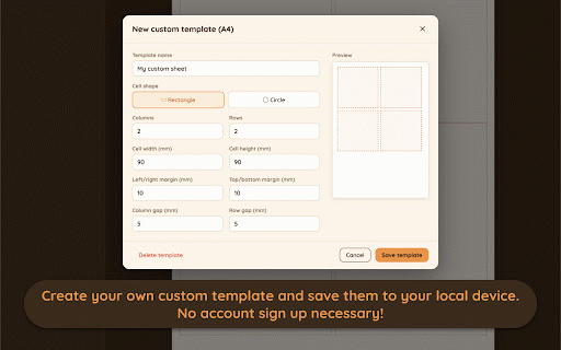 Waffl – Smarter Postage Label Printing :: Lay out postage label PDFs on A4 for eBay, Etsy & more. Custom templates, free positioning and flexible layouts. Perfect every time.