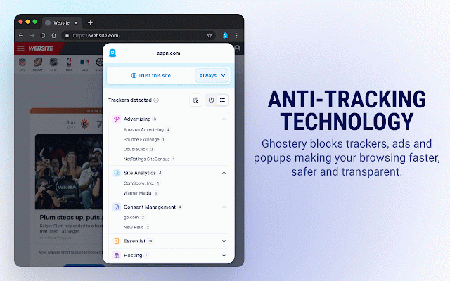 Ghostery - Privacy Ad Blocker :: My Extensions