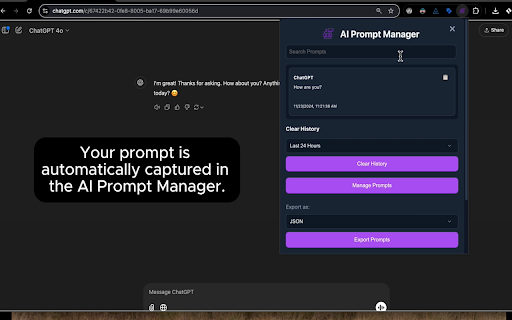 AI Prompt Manager :: Save and organize your ChatGPT, Claude AI, and Gemini prompts.