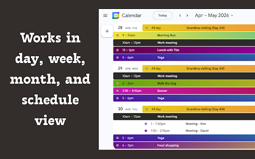 Color Me Calendar :: Customize your Google Calendar with unlimited custom colors