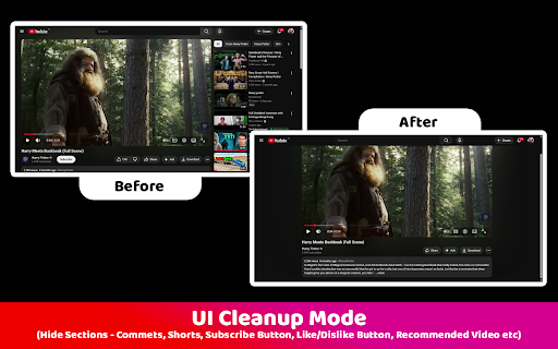 GhostTube for YouTube™ - Music Mode, Ads Blocker and More :: Listen to YouTube with video hidden. Music mode, ad blocker, and visual cleanups and more than 15 tools.