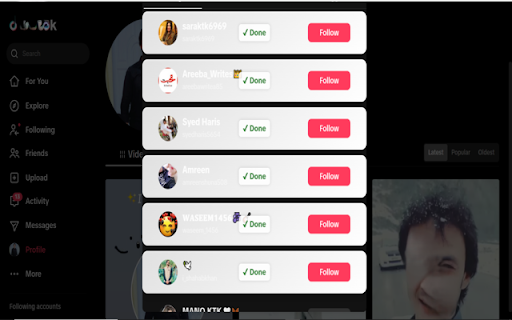 Unfollow All on TikTok :: 🧹 Unfollow all users you're following on TikTok with a single click. 🚀