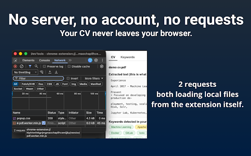 Vitae: See What Resume Parsers Read :: Highlight job posting keywords against your CV. Fully offline, nothing leaves your browser.