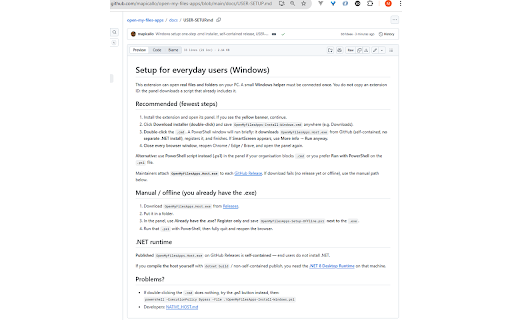 Open my files & apps :: Open files, folders & URLs from one panel. Optional Windows helper for native pickers; list stays local.