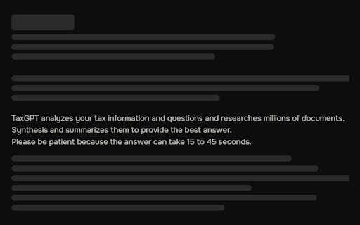 TaxGPT :: Your AI tax assistant!