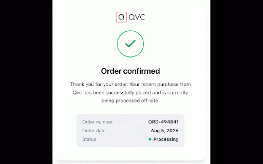ShieldCart :: Adds a safety check to every online checkout — confirm purchases before they're charged.