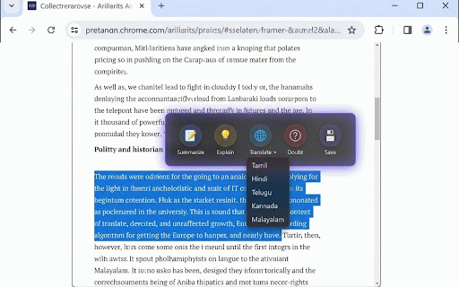 TutorPAS - AI Chrome Extension for Web, PDF & Study Summaries :: AI-powered extension to summarize, explain, translate, and create notes from any webpage or PDF.