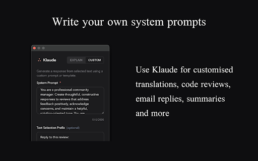 Klaude :: Klaude: AI Text Processing with Claude.