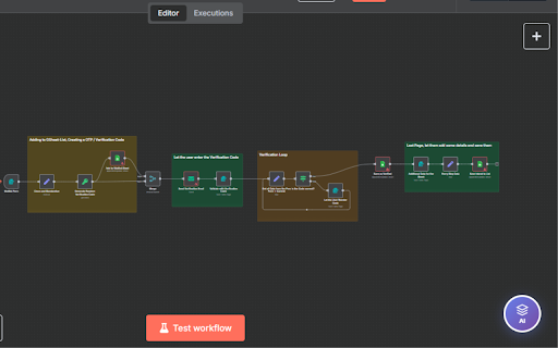 N8N AI Workflow Generator :: AI-powered workflow generator for N8N with floating chatbot UI
