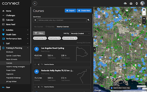 Dark Connect - Dark Mode for Garmin Connect :: Dark mode for Garmin Connect website that replaces light colors with their dark theme.