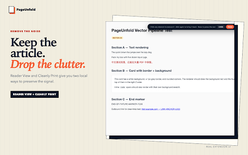 Single Page PDF — Save a Long Web Page Without Splits :: Turn a long web page into a single page PDF — no splits, no watermark, searchable text, and it works on pages behind a login.