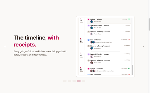 Instagram Follower Tracker — Free :: Track any account. See followers in recent order. See who unfollows you. Full dated history.
