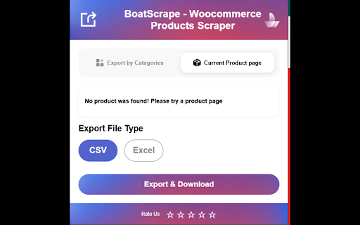 Woocommerce Products Scraper/Extractor - Boatscrape :: 🚀 WooCommerce Product Scraper & Extractor - Boatscrape 🚀
Easily scrape, extract, and download WooCommerce product data with…