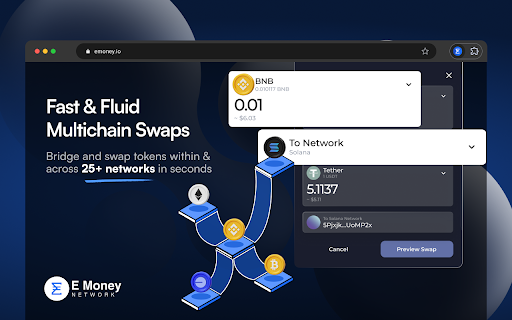 E Money Network :: Everything in the blockchain made easy