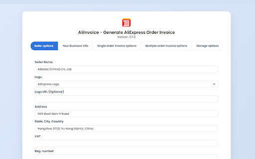 AliInvoice - Generate AliExpress Order Invoice :: Invoices for your AliExpress and Alibaba orders! Perfect for resellers, dropshippers who needs organized order documentation.