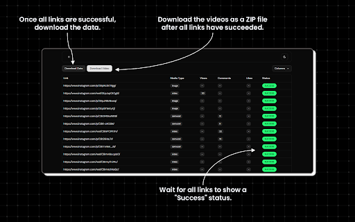 Reels Extractor - Instagram Bulk Downloader :: Instagram Bulk Reels Downloader using csv file
